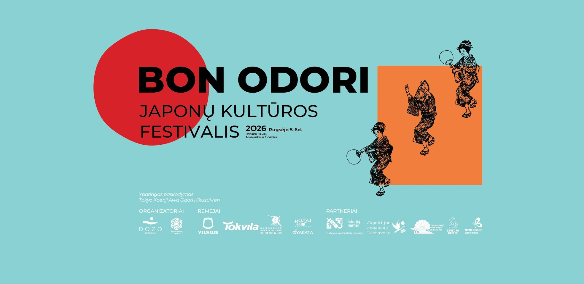 Bon Odori – Japonų kultūros festivalis 2026